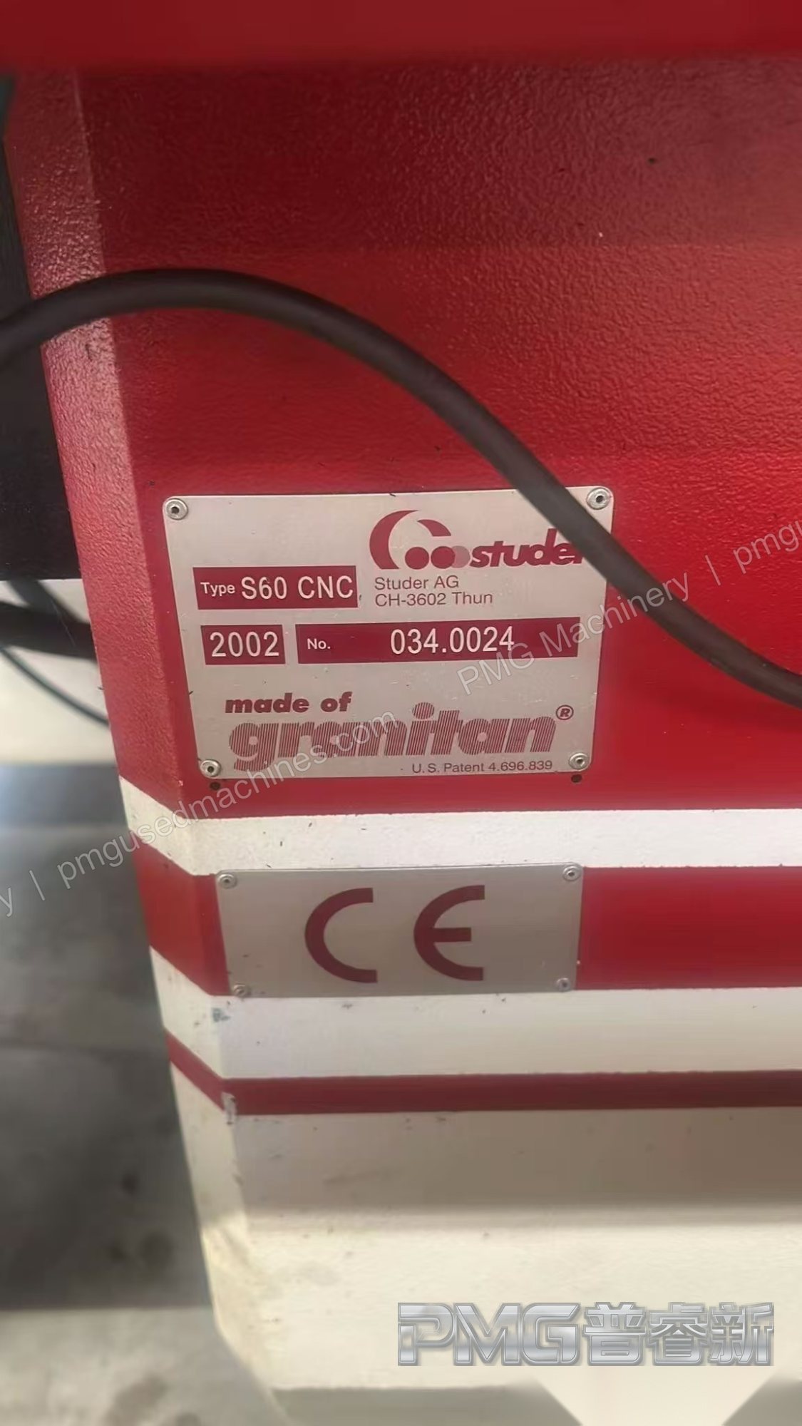 2002 STUDER S60 CNC machine photo 3